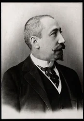 Porträt von Anatole France (1844-1924), französischer Dichter, Journalist und Romanautor